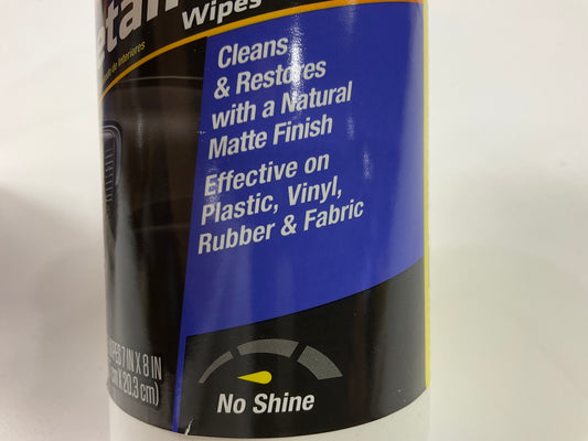 (2) Armor All 78503 Car Interior Detailer Cleaner Wipes For Dirt & Dust Clean Up