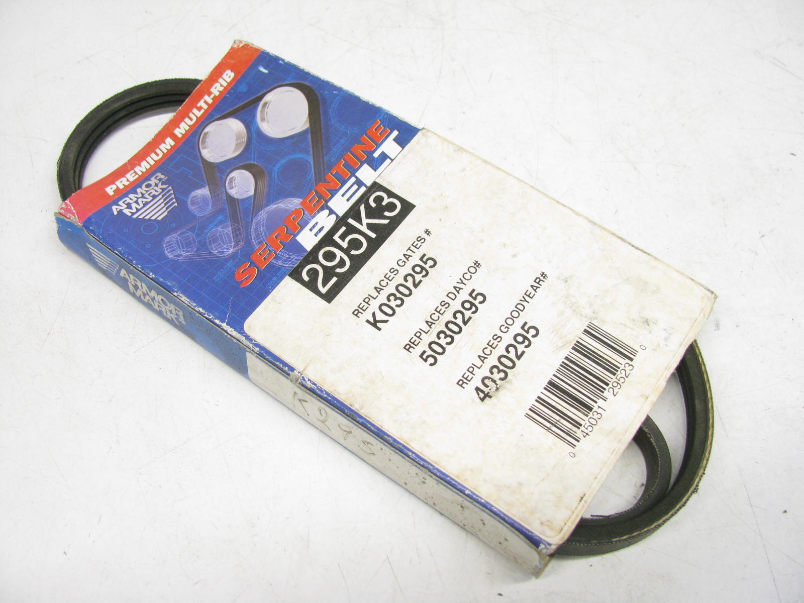 Armormark 295K3 Serpentine Belt Spark Surplus Auto Parts