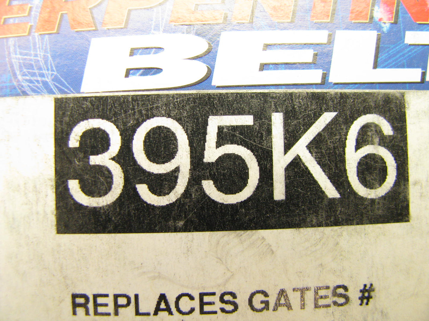 Armormark 395K6 Serpentine Belt - 0.84'' X 40.00'' - 6 Ribs