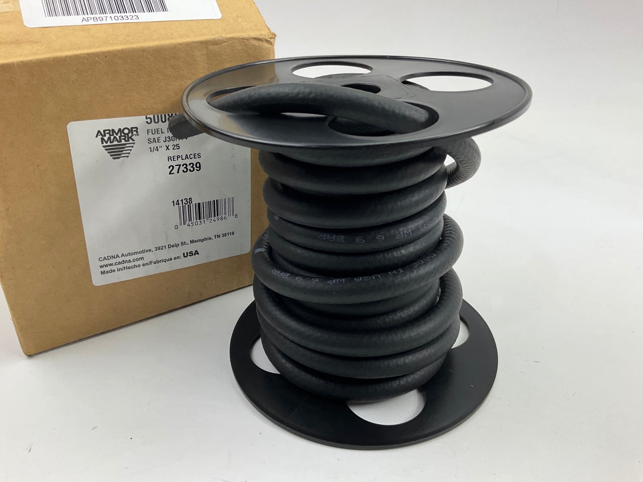 25 FEET Armormark 50086 1/4'' Fuel Injection Fuel Hose SAE J30R14