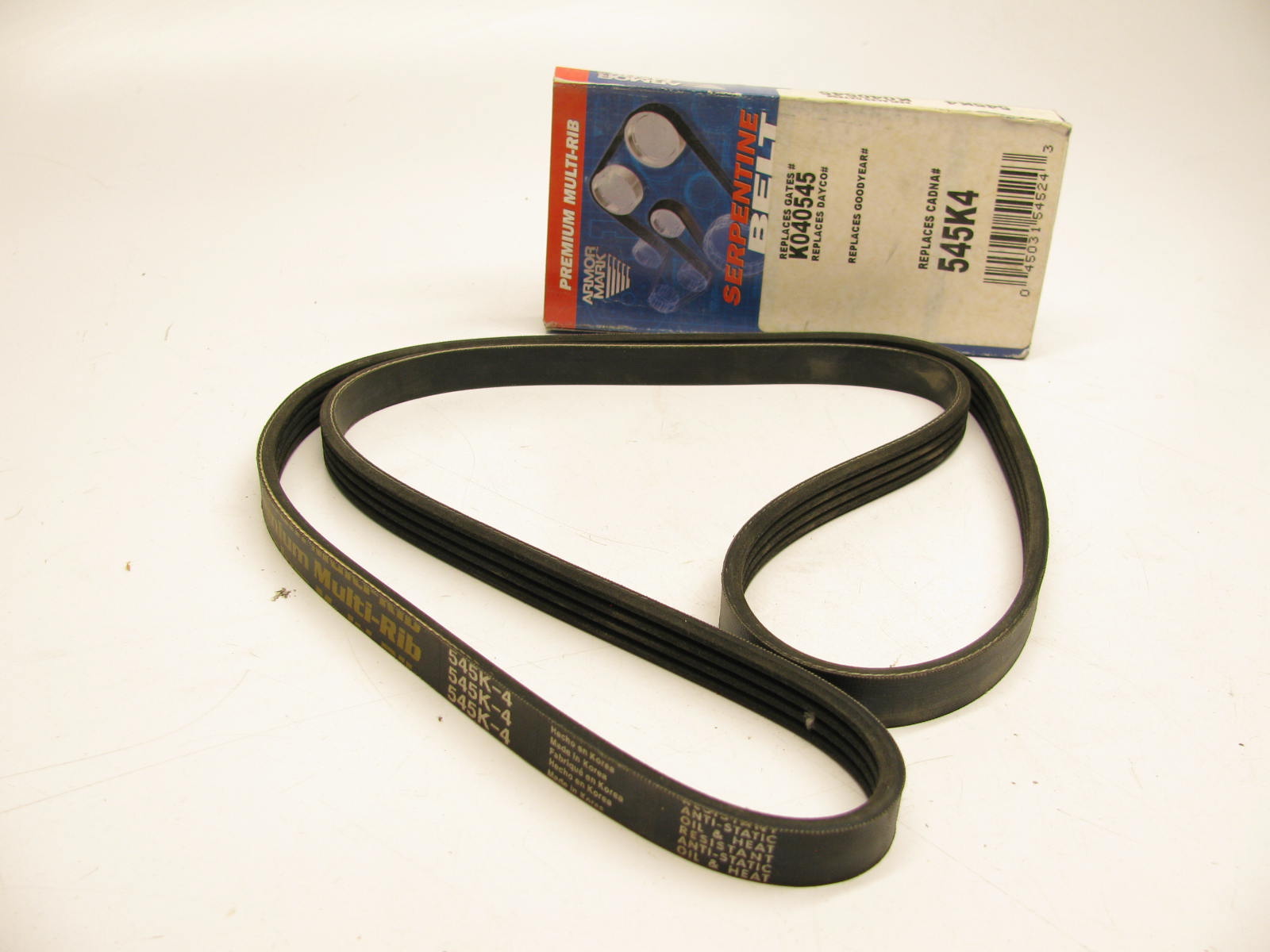 Armormark 545K4 Serpentine Belt Spark Surplus Auto Parts