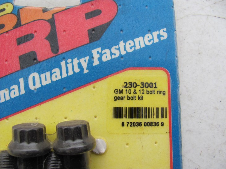 ARP 230-3001 Ring Gear Bolt Kit .800 UHL 3/8-24 For GM 8.5, 8.2, 8.6, 8.875