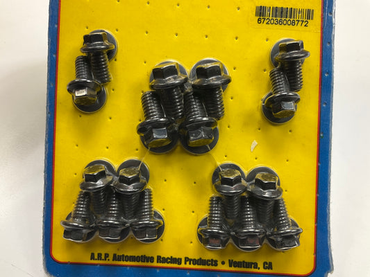 ARP 234-1802 Engine Oil Pan Bolt Kit (6-Point Hex Head) - Chevrolet SBC V8