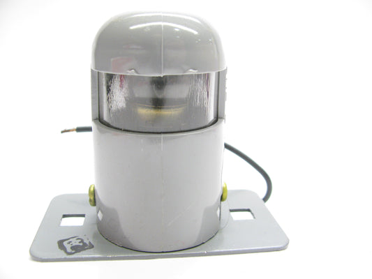 Vintage Arrow 448-08-532 License Plate Lamp Truck Trailer GRAY