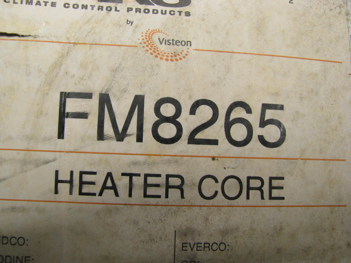 ARS FM8265 HVAC Heater Core For 1988-1993 Ford Festiva