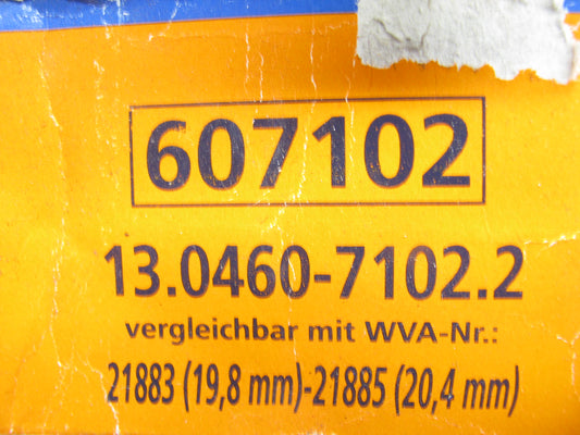 ATE 13-0460-7102-2 FRONT Brake Pads 607102 For 1997-1999 VW EuroVan