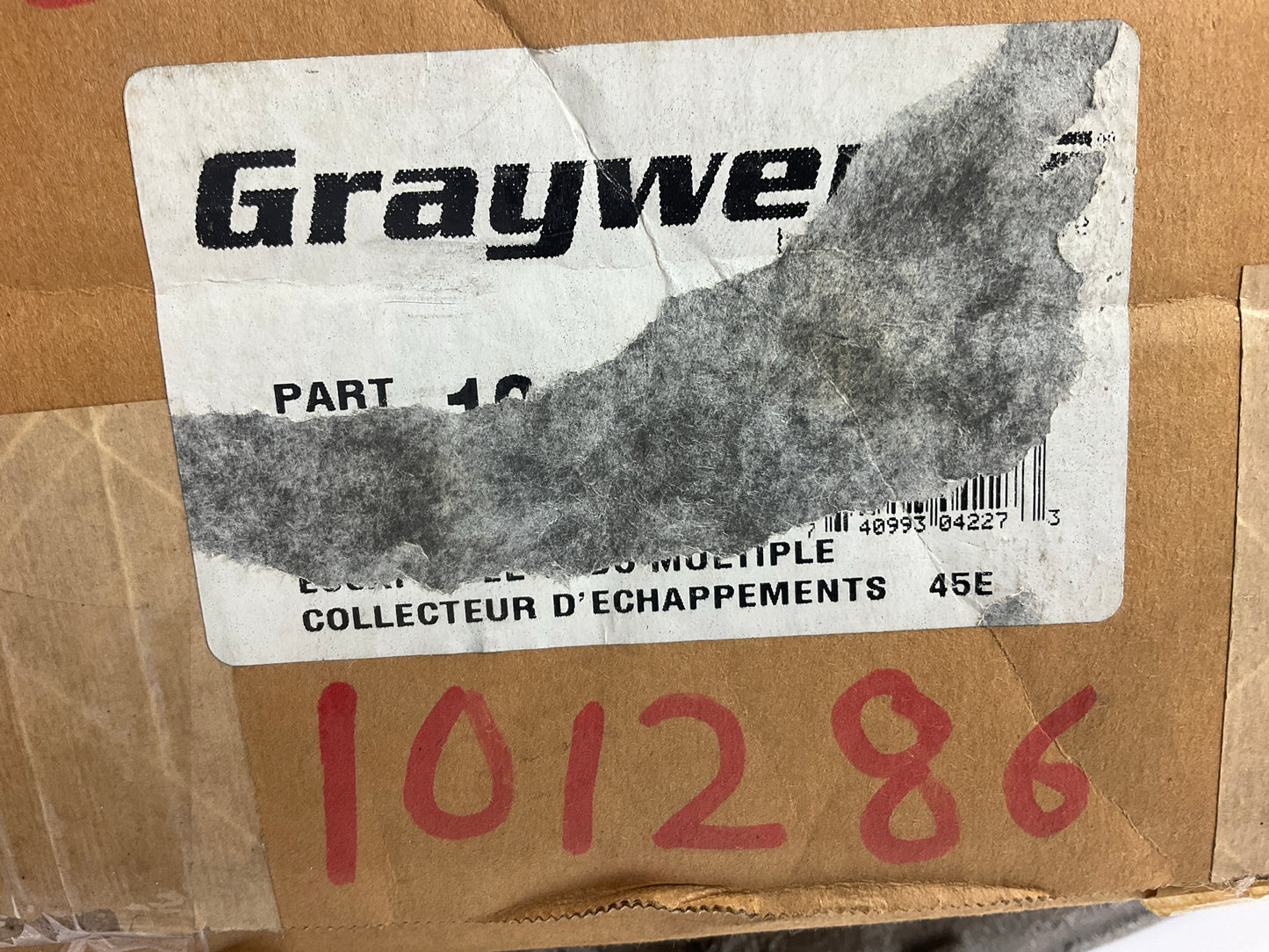 MISSING GASKET - ATP 101286 Left Exhaust Manifold