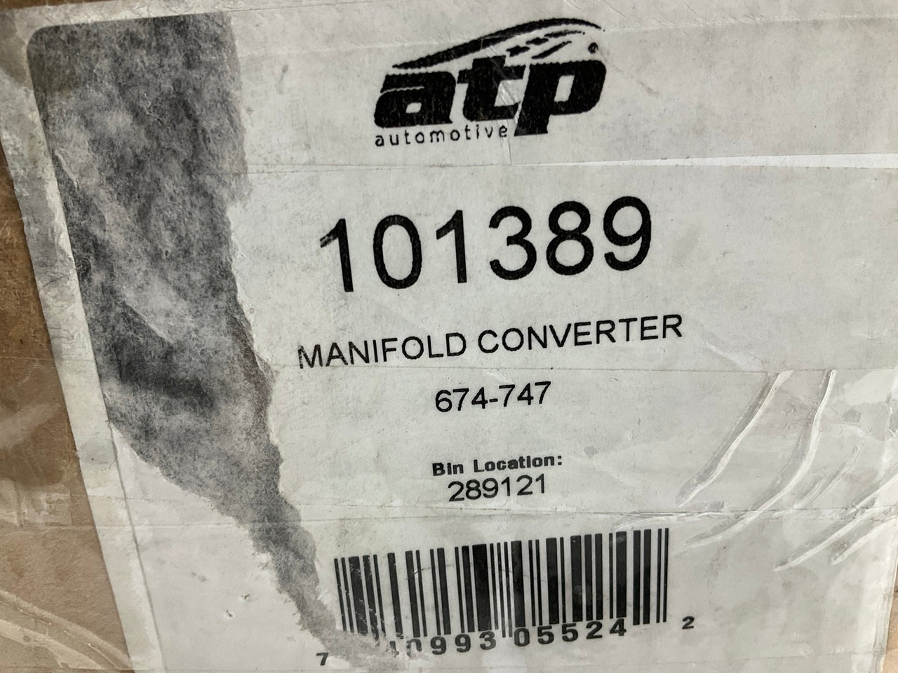 ATP 101389 Catalytic Converter With Integrated Exhaust Manifold