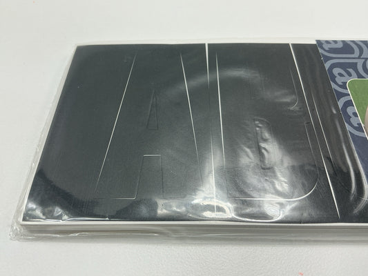 Attwood 14142-7 Boat Registration Letter & Number Kit Black 3'' Vinyl Labels