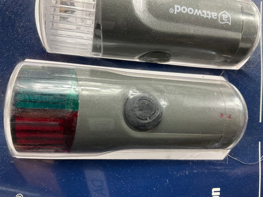 Attwood 14180-7 LED Bow Stern Portable LED Light Kit, AAA Cell Battery Power