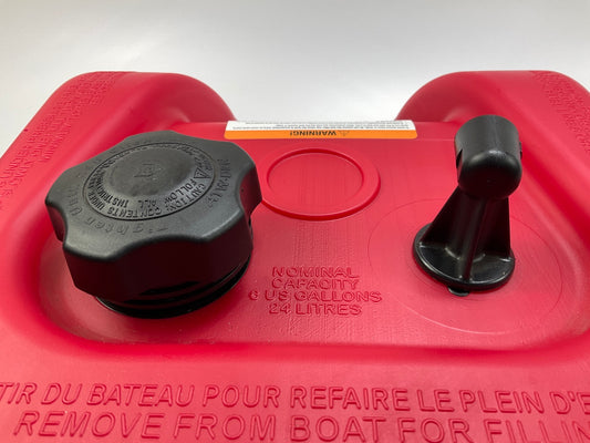 Attwood 8806LP2 Portable 6 Gallon Gas Fuel Tank - Marine, Boat, Emergencies Etc