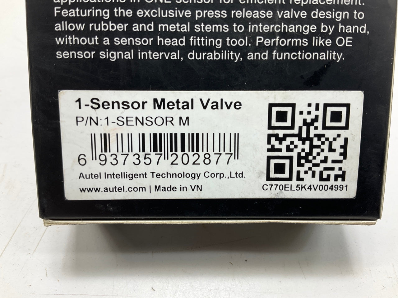Autel MX TPMS 1-Sensor M Programmable Universal Sensor With Metal Valve Stem