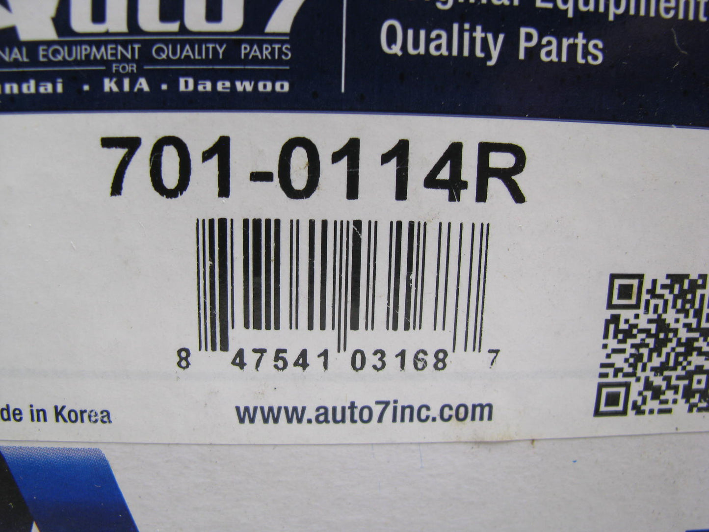 A/C Compressor AUTO 7 INC 701-0114R Reman