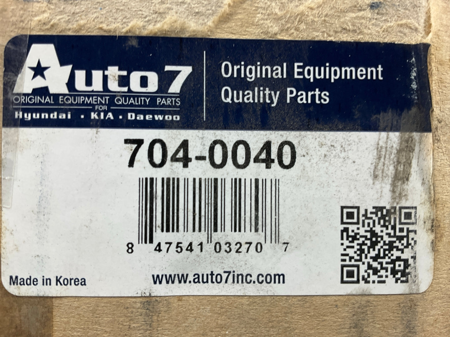 Auto 7 704-0040 HVAC Blower Motor For 2005-2009 Hyundai Tucson