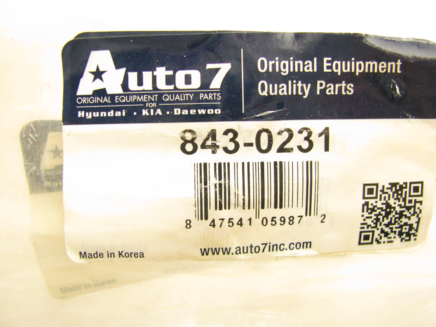 (2) Auto 7 843-0231 Front Suspension Stabilizer Sway Bar Link Kit