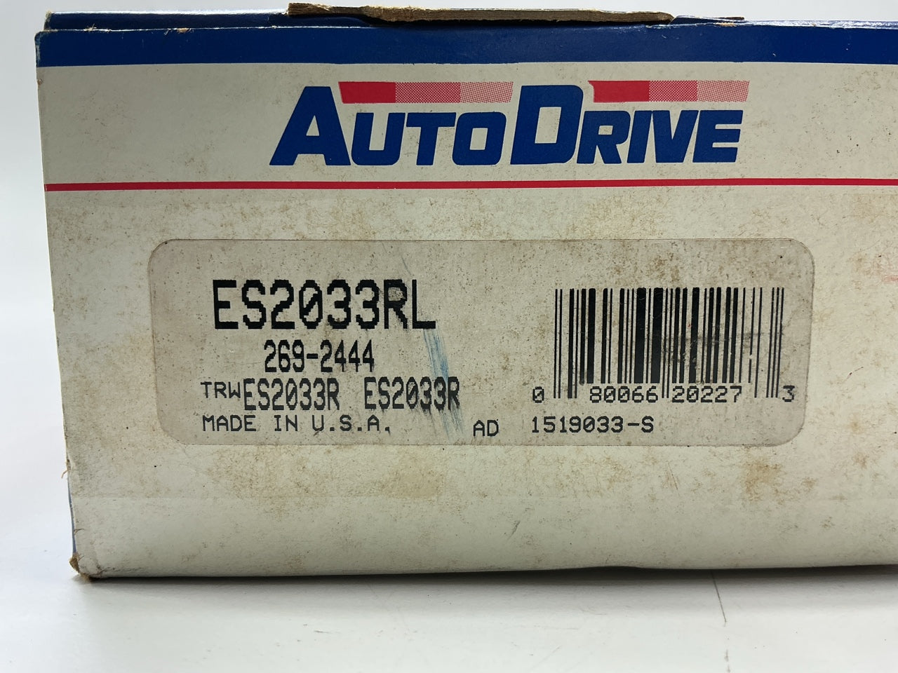 Auto Drive ES2033RL Front Outer Steering Tie Rod End