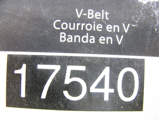 Auto Extra 17540 Accessory Drive Belt - 0.53'' X 54.00'' - 36 Degree