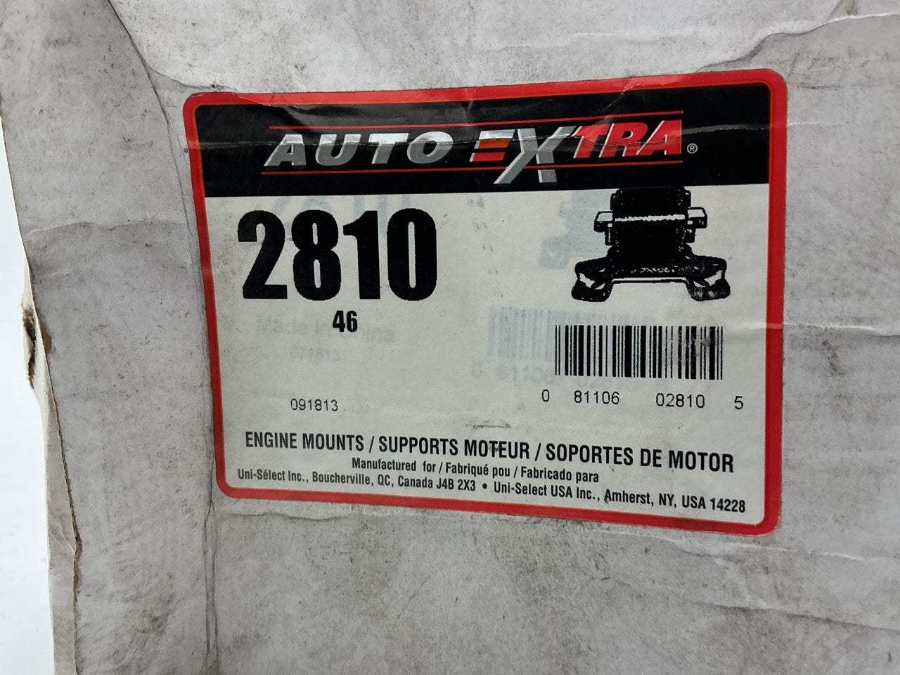 Auto Extra 2810 Rear Auto Trans Mount
