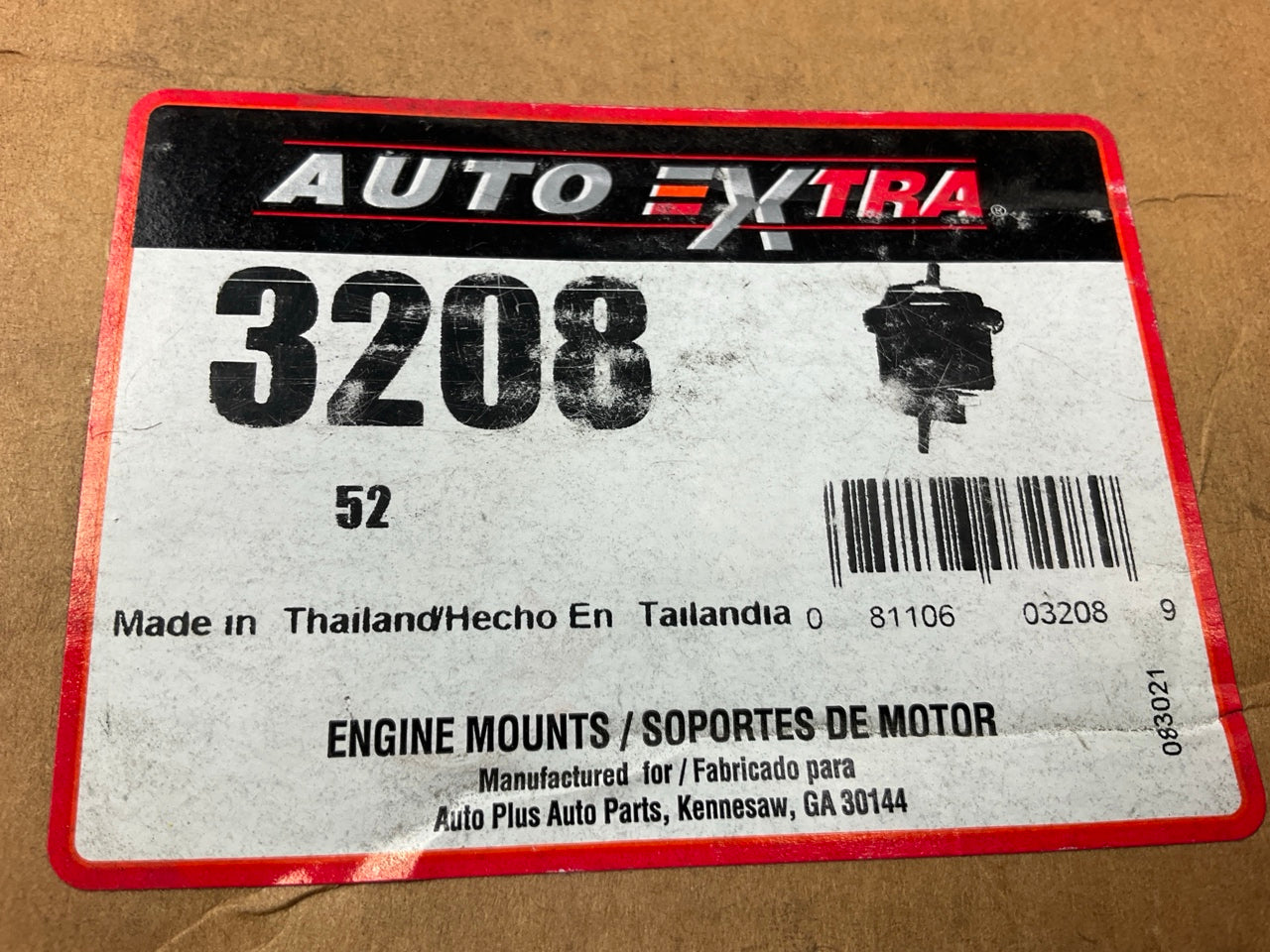 Auto Extra 3208 Rear Engine Motor Mount