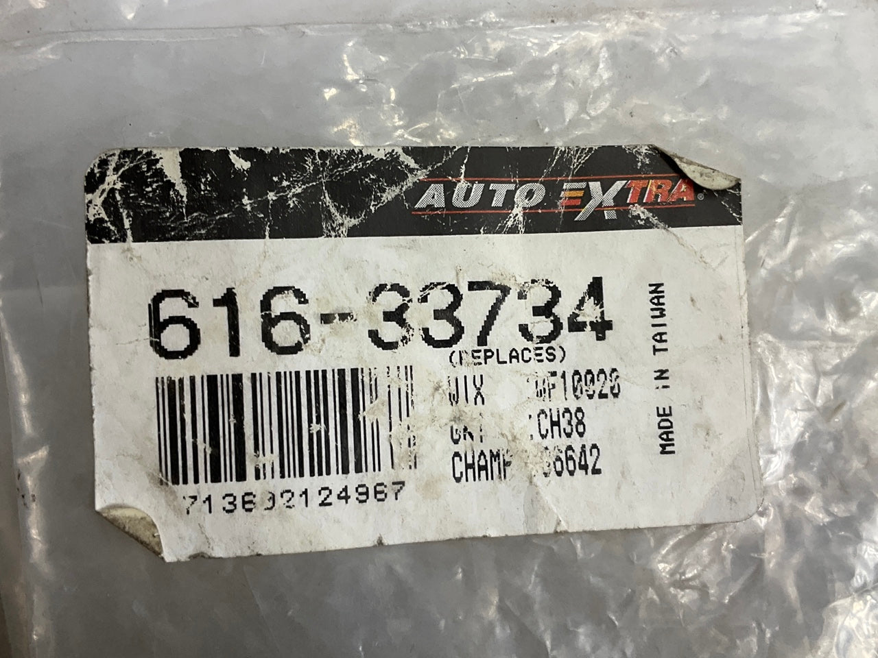 Auto Extra 616-33734 Fuel Filter For 01-03 Town & Country, Voyager, Caravan 3.3L
