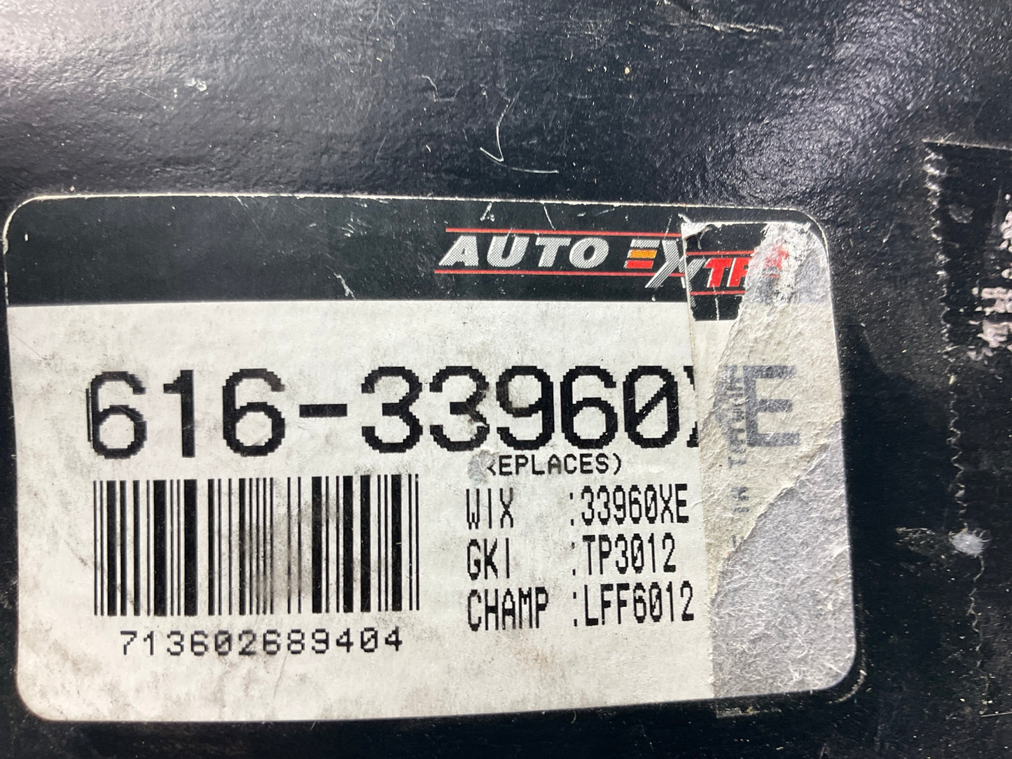 Auto Extra 616-33960XE Diesel Fuel Water Separator Filter Replaces LFF6012