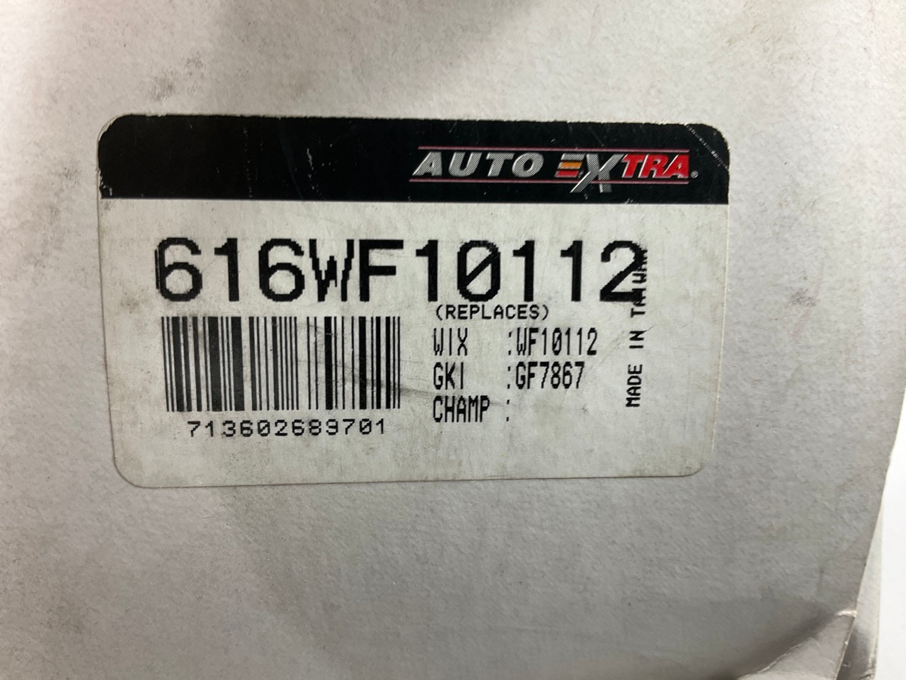 Auto Extra 616WF10112 Spin-On Diesel Fuel Water Separator Filter