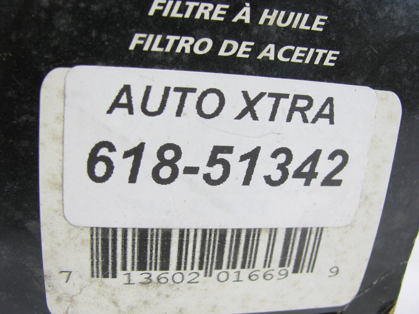 Auto Extra 618-51342 Oil Filter Replaces PH2870A 51393 L20252 PH561 LF493