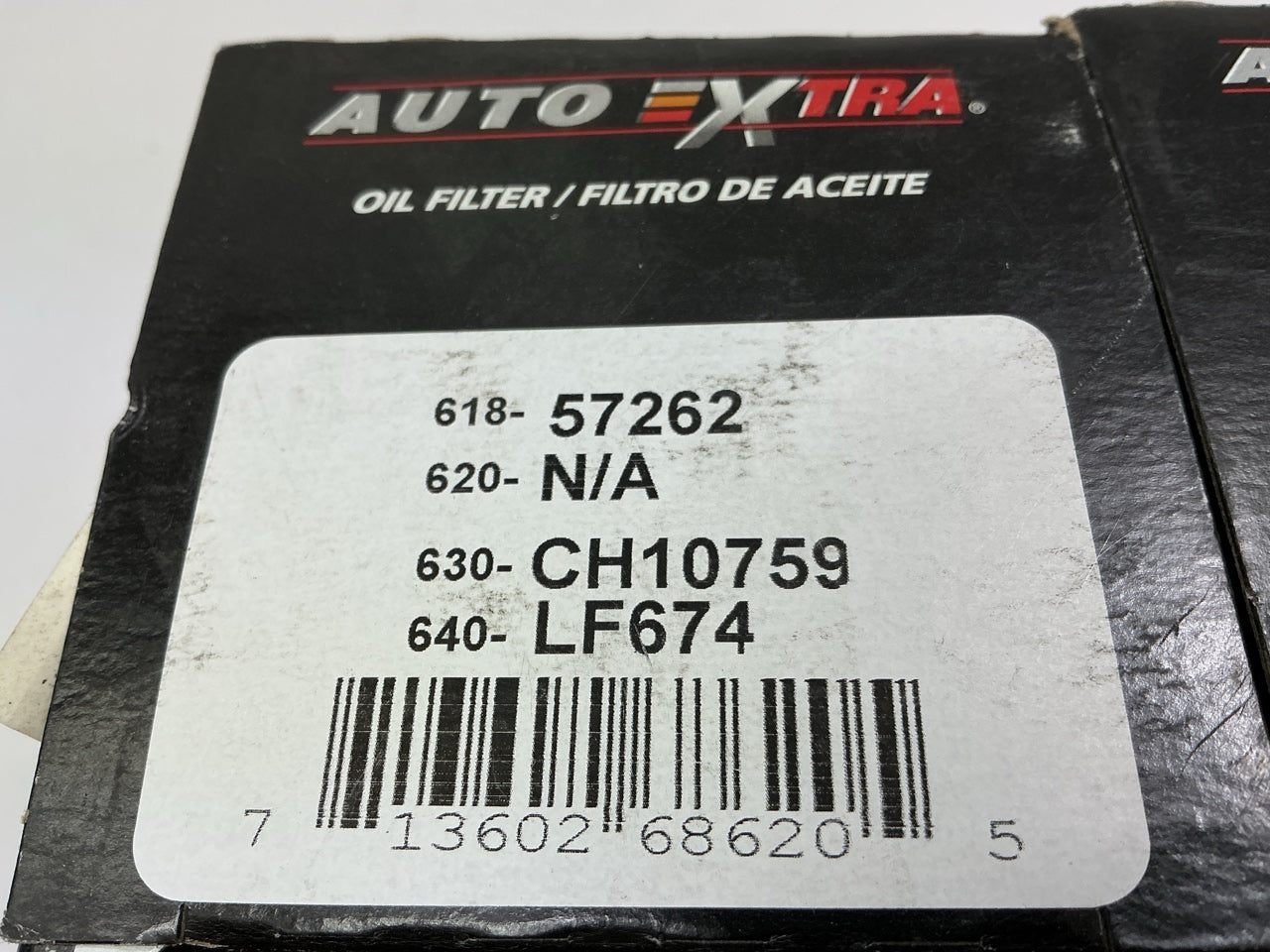 (2) Auto Extra 618-57262 Engine Oil Filter - DIESEL