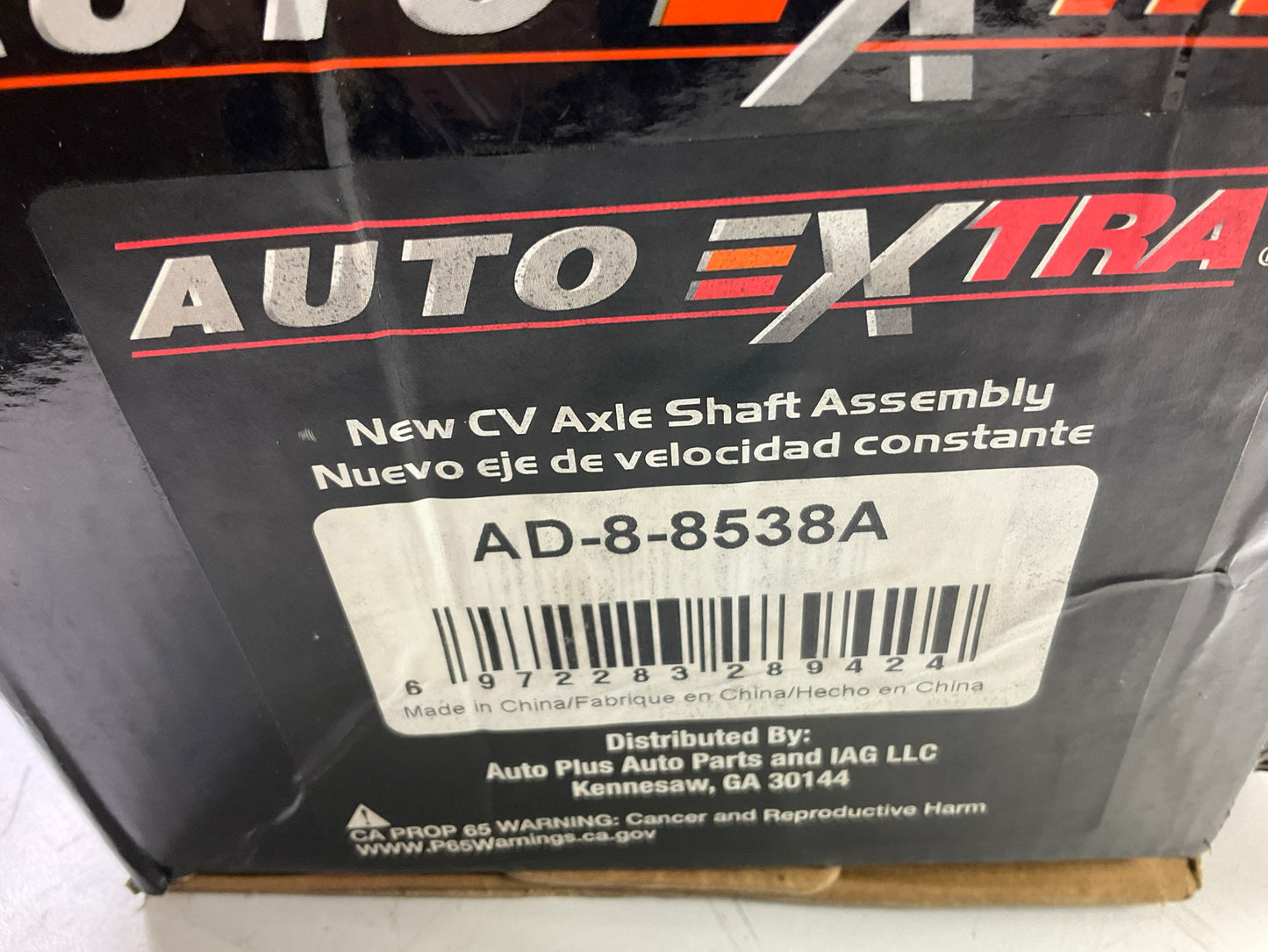 Auto Extra AD-8-8538A Front Right CV Axle Shaft Auto Trans