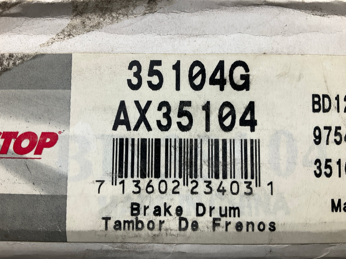 (2) Auto Extra AX35104 Rear Brake Drum For 2002-2006 Hyundai Elantra