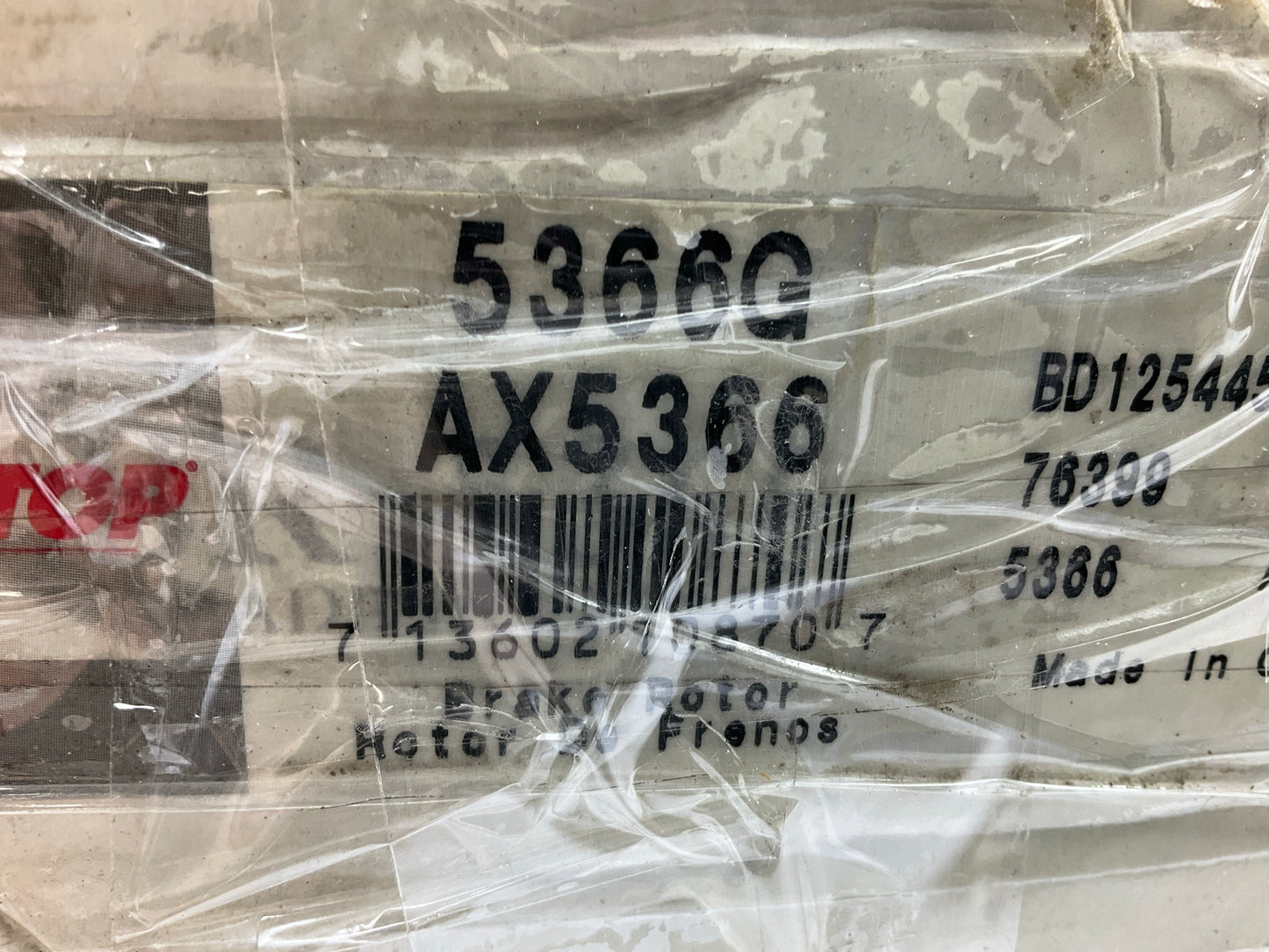 Auto Extra AX5366 8-LUG Front Brake Rotor
