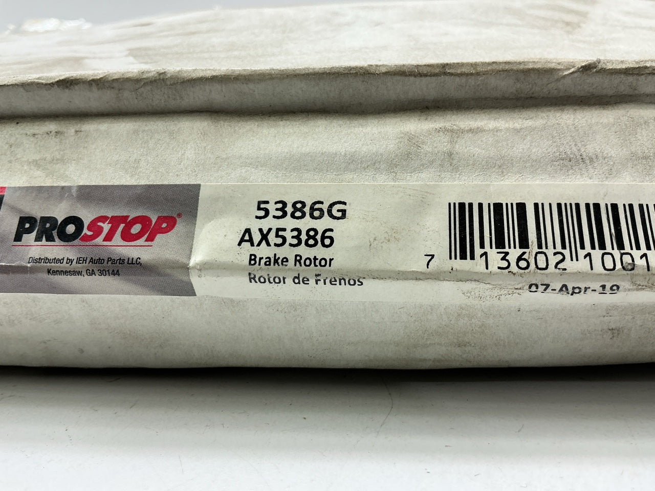 Auto Extra AX5386 Front Disc Brake Rotor