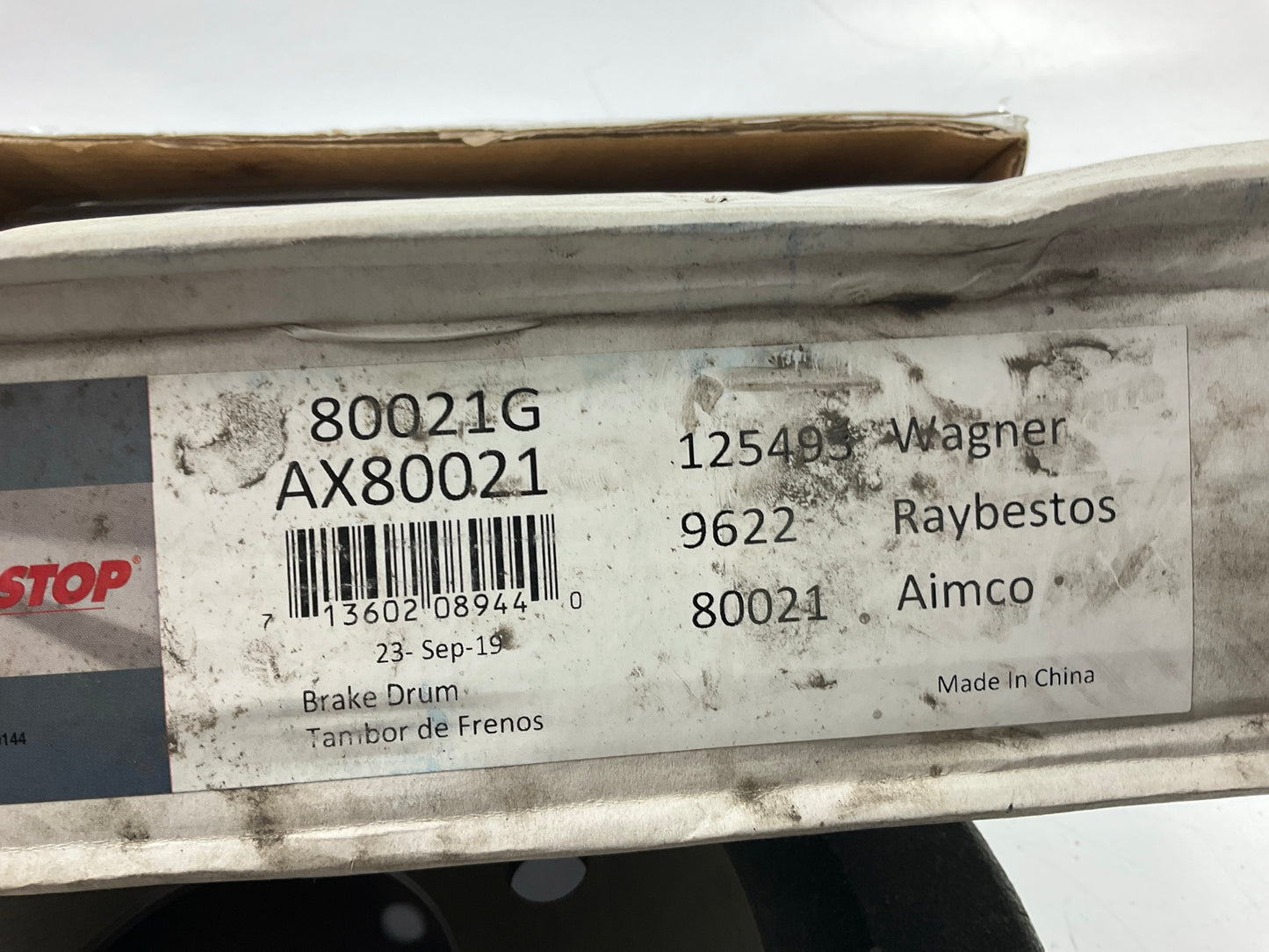 Auto Extra AX80021 Rear Brake Drum