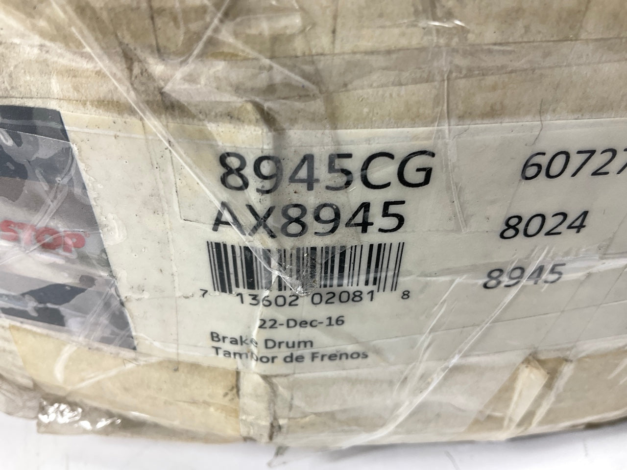 Auto Extra AX8945 Rear Brake Drum