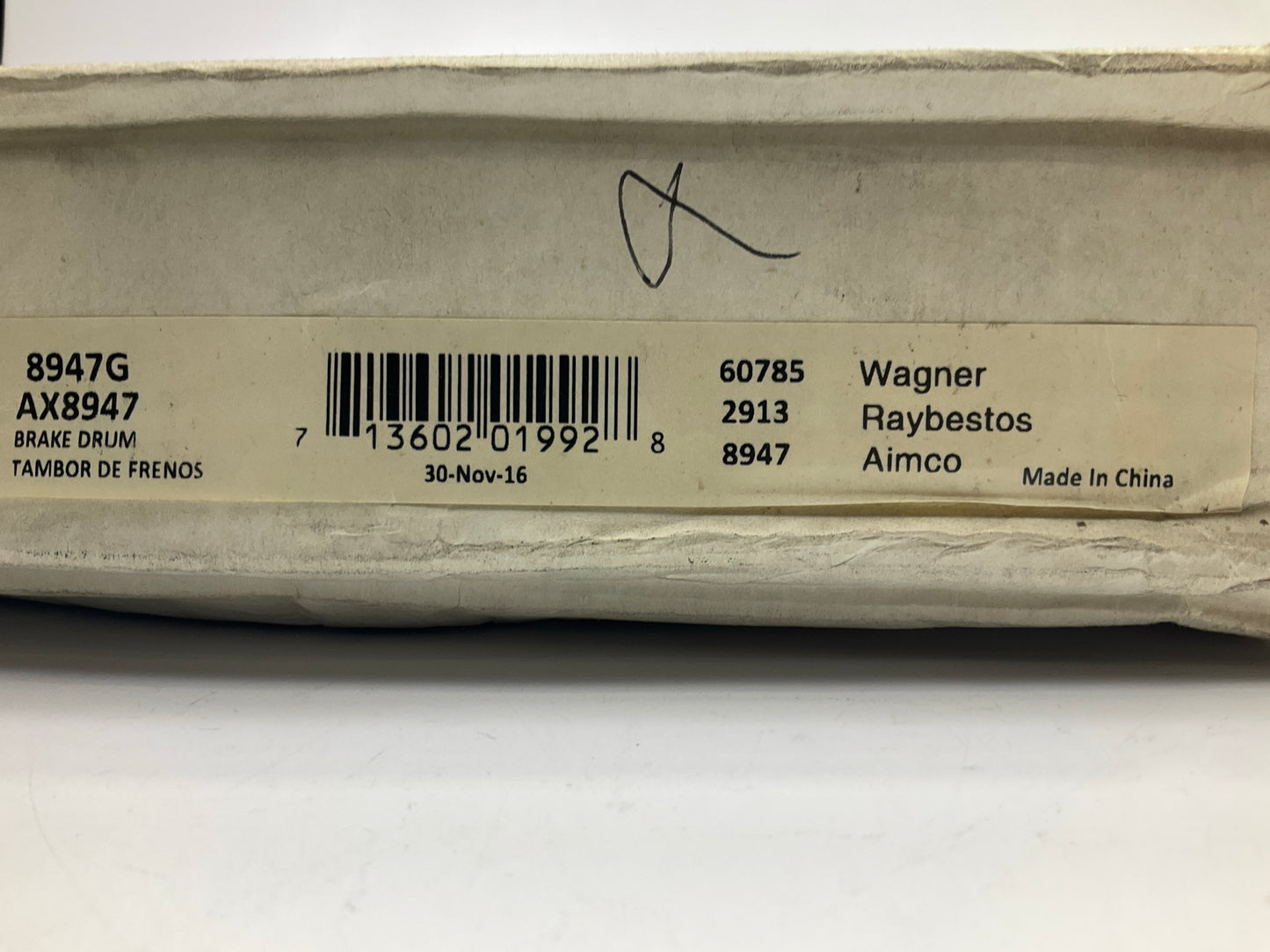 (2) Auto Extra AX8947 Rear Brake Drum