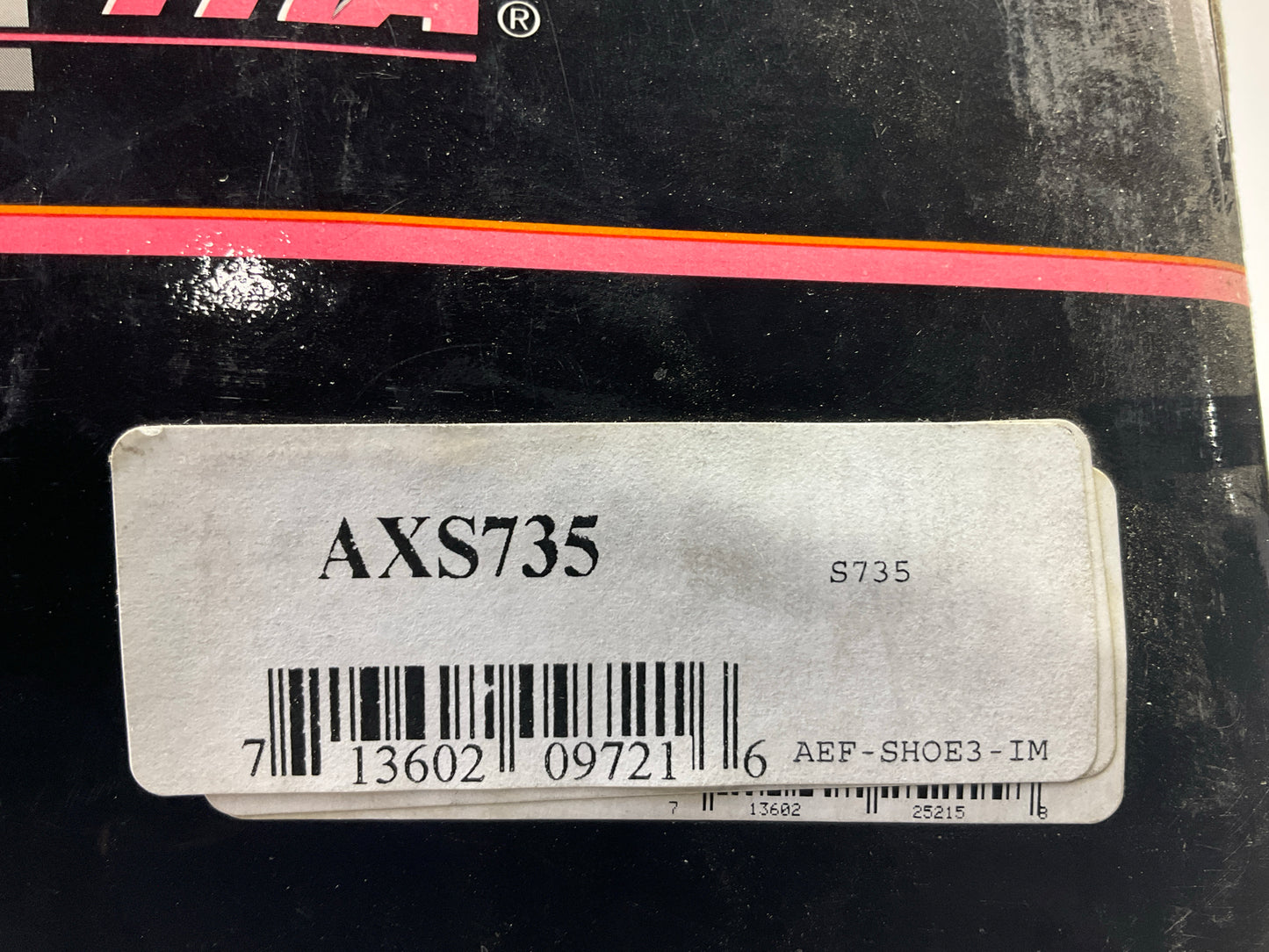 Auto Extra AXS735 Rear Drum Brake Shoes