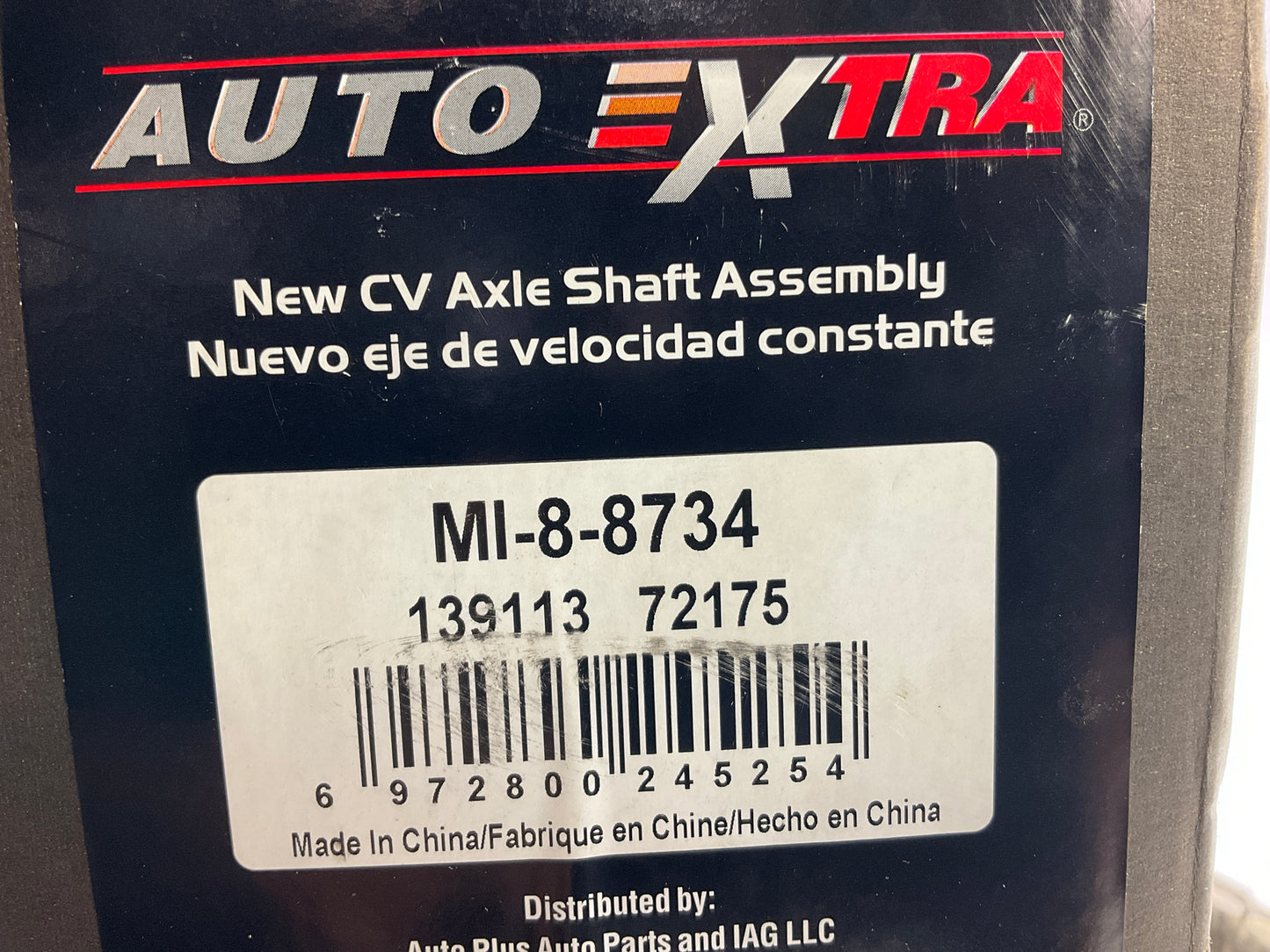 Auto Extra MI-8-8734 Front Right CV Axle For 2007-17 Jeep Compass, Patriot