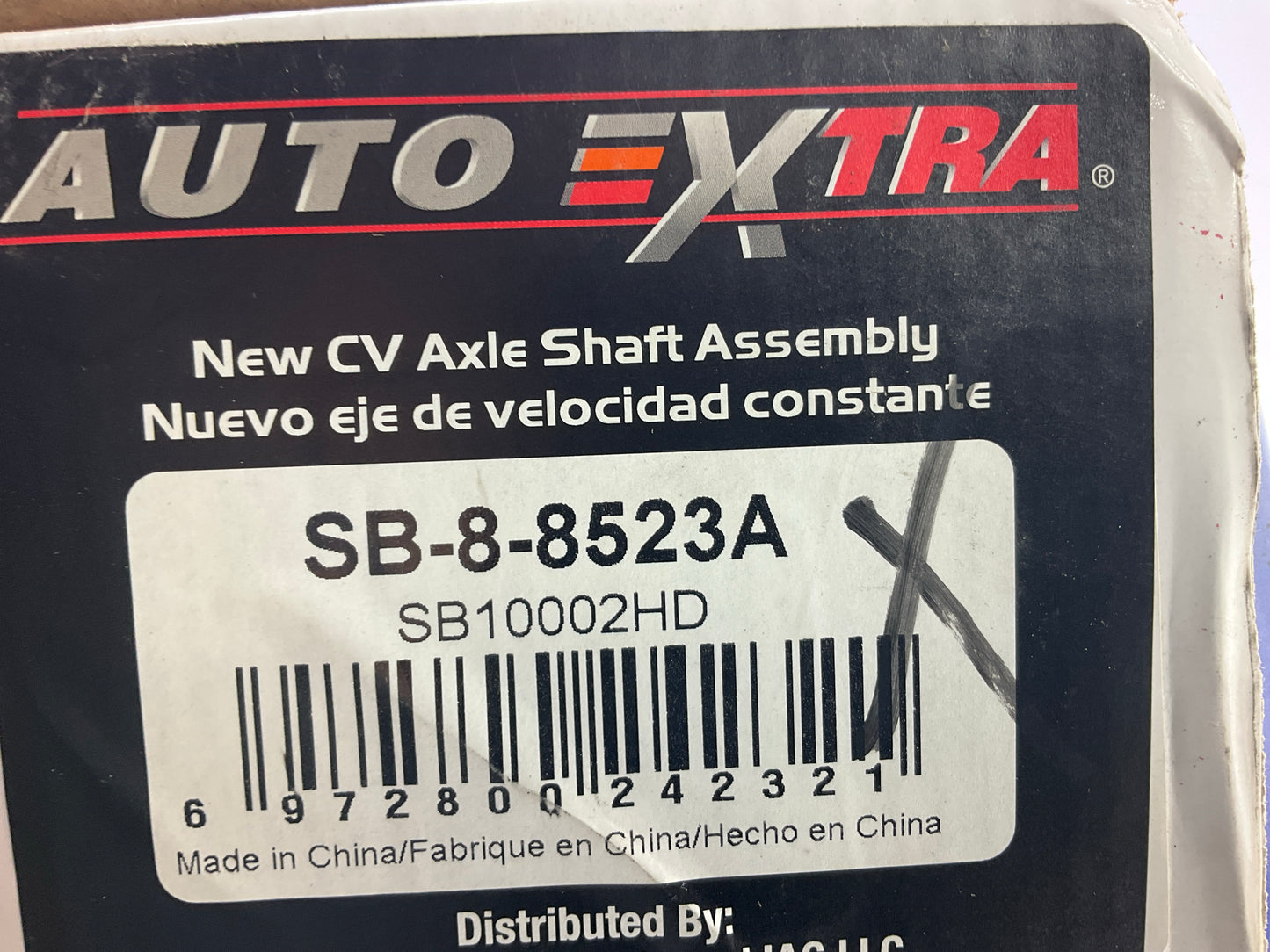Auto Extra SB-8-8523A Front Left / Right Cv Axle Shaft
