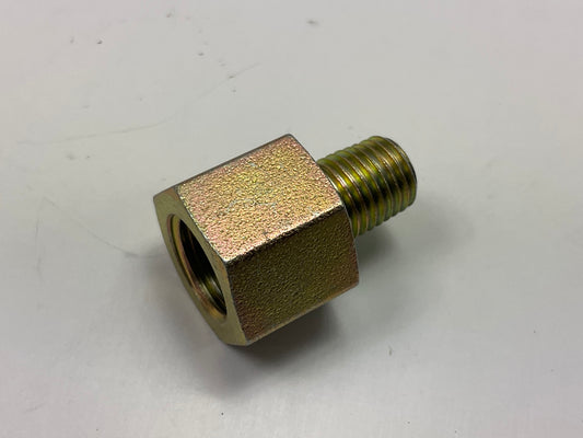 Auto Meter Fuel Rail Gauge Adapter Fitting Ford 1/16'' NPT Male 1/8'' NPT Female