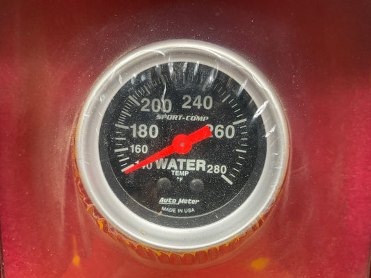 Auto Meter 3331 Sport-Comp Water Temperature Gauge - 2-1/16''