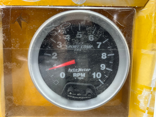 AutoMeter 3690 Sport-Comp II Tachometer Gauge, 3-3/4'', Electrical, 0-10,000 RPM
