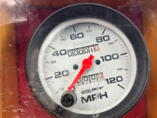 Auto Meter 5892 Phantom Series 3-3/8'' 120 MPH Mechanical Speedometer Gauge