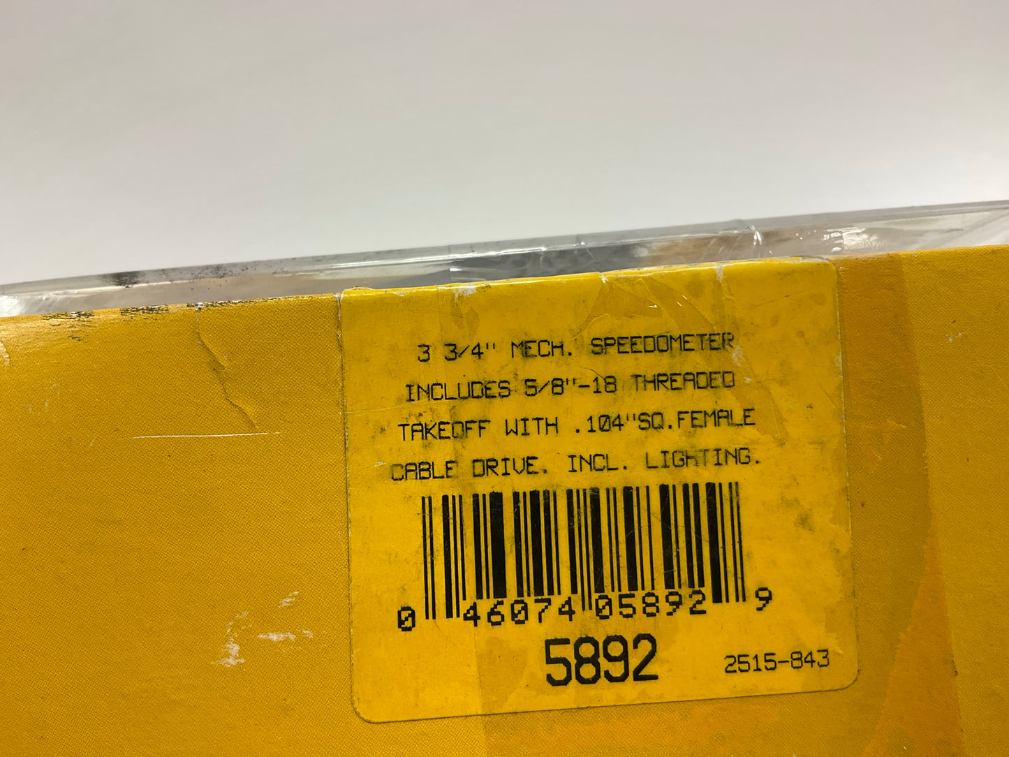 Auto Meter 5892 Phantom Series 3-3/8'' 120 MPH Mechanical Speedometer Gauge