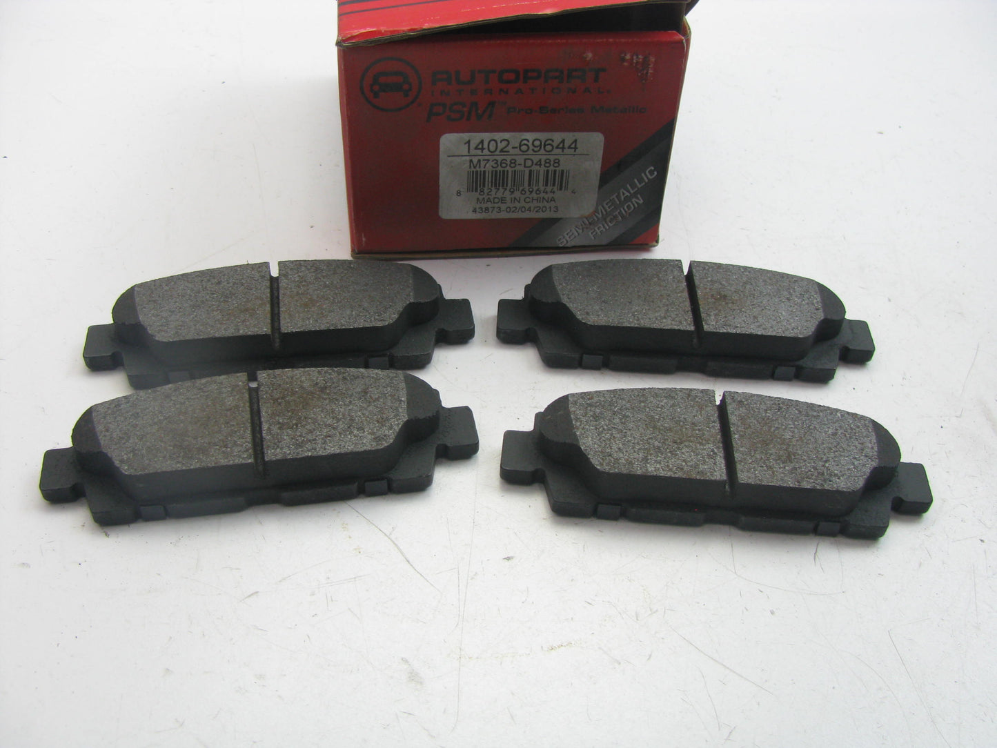 Auto Specialty 1402-69644 Rear Disc Brake Pads For 1990-1992 Lexus LS400