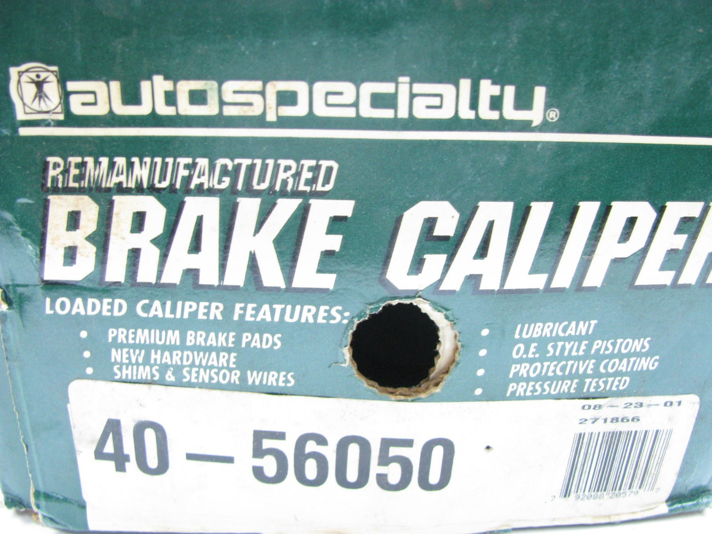 REMAN Auto Specialty 40-56050 FRONT LEFT Brake Caliper W/ Pads
