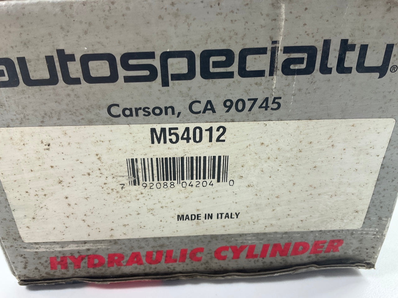 Auto Specialty M54012 Brake Master Cylinder For 1987-1988 Acura Legend