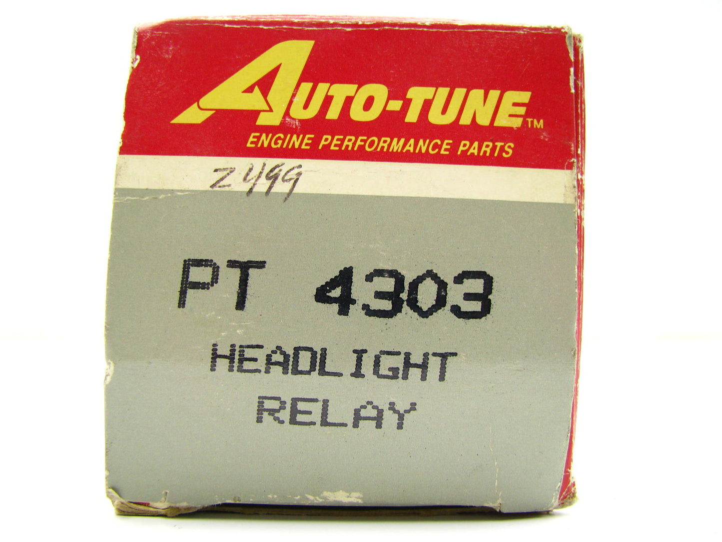 Auto Tune PT4303 4-Terminal GLASS FUSED Headlight Relay HR201 1R1742 562469