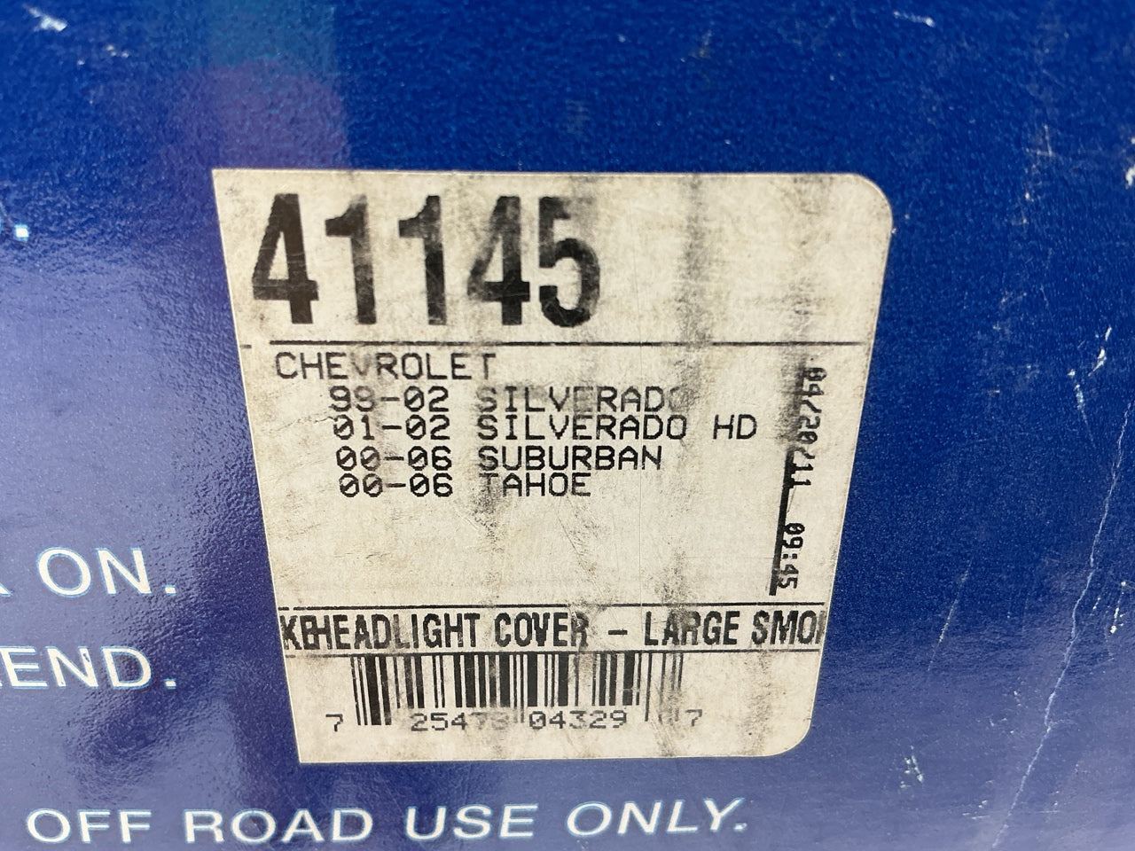 Auto Ventshade 41145 Headlight Head Lamp Cover Kit, Smoke