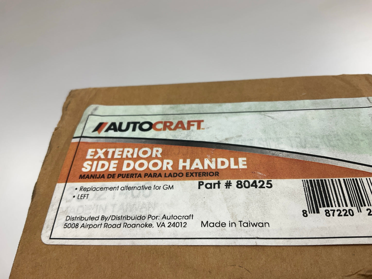 Autocraft 80425 Front / Rear Left Exterior Door Handle 1999-04 Chevrolet Tracker