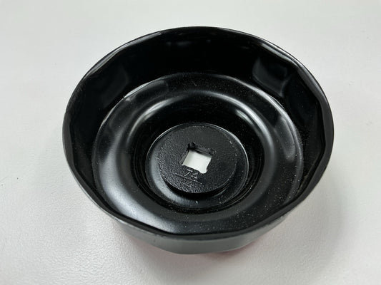 Autocraft AC1097 Engine Oil Filter Cap Wrench 74mm, 14 Flute
